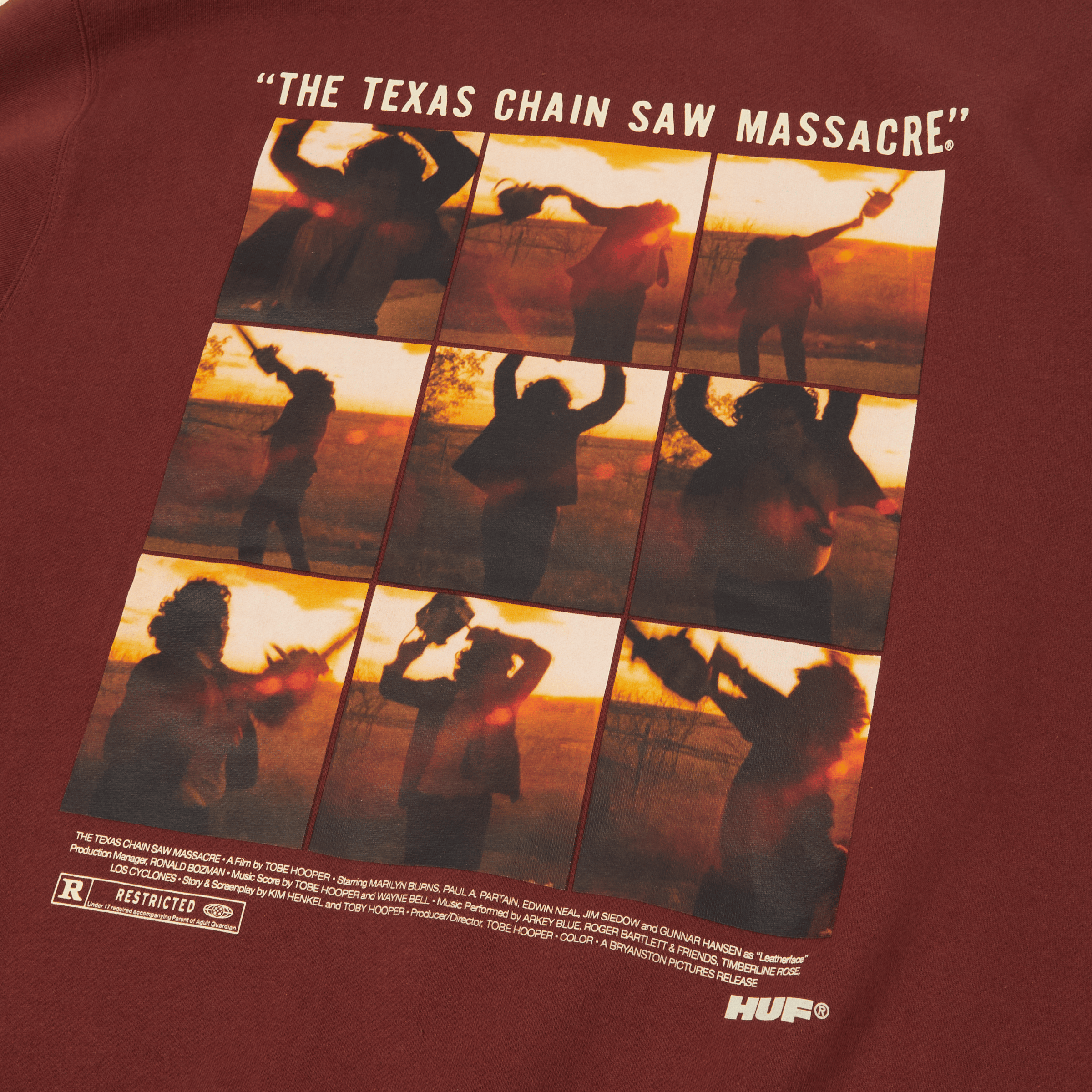 HUF x The Texas Chainsaw Massacre Unparalleled Terror Crewneck Sweatshirt T-Shirts, Hoodie | CiraTrend.com (Image 3)