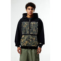 UPRISERS Men's Black Camo Full Zip Hoodie T-Shirts, Sweatshirt | CiraTrend.com