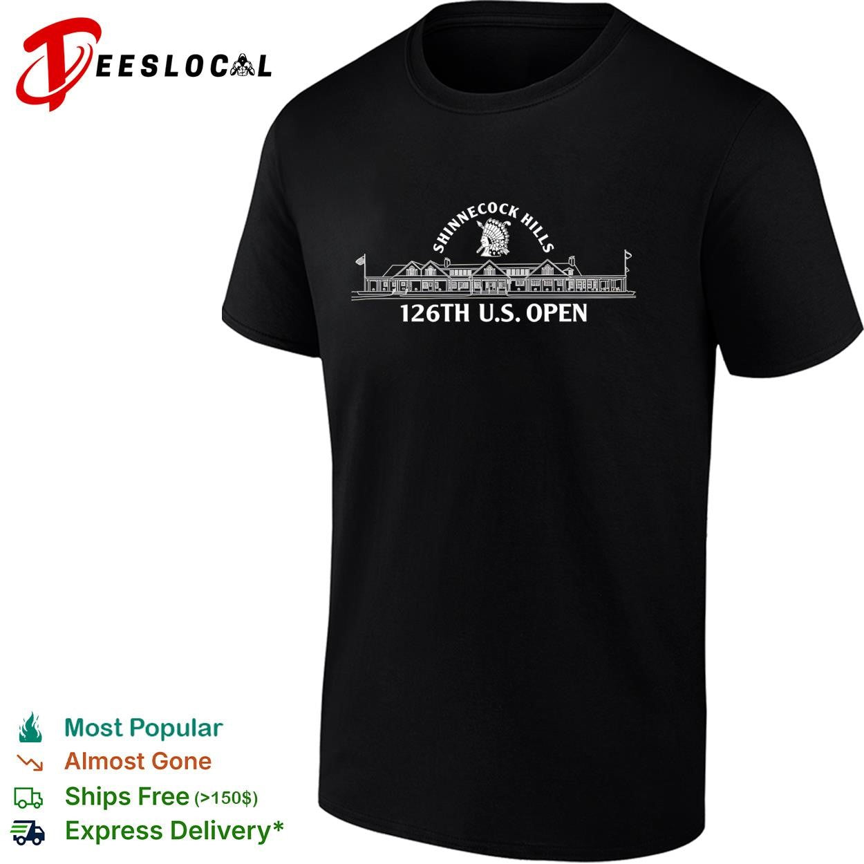US Open Shinnecock 2026 126th US Open Shinnecock Hills Clubhouse shirt