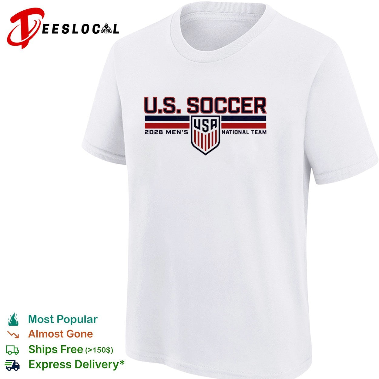 US Soccer 2026 National Team US Soccer 2026 Men’s National Team shirt