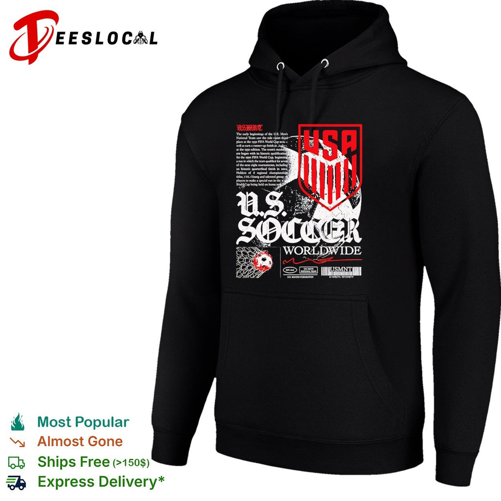 US Soccer worldwide USMNT crest graphic shirt