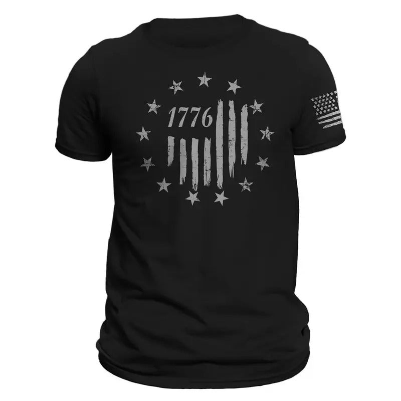 USA 1776 Distressed Betsy Ross Flag T-Shirt Casual Classic Hoodie, Sweatshirt | CiraTrend.com