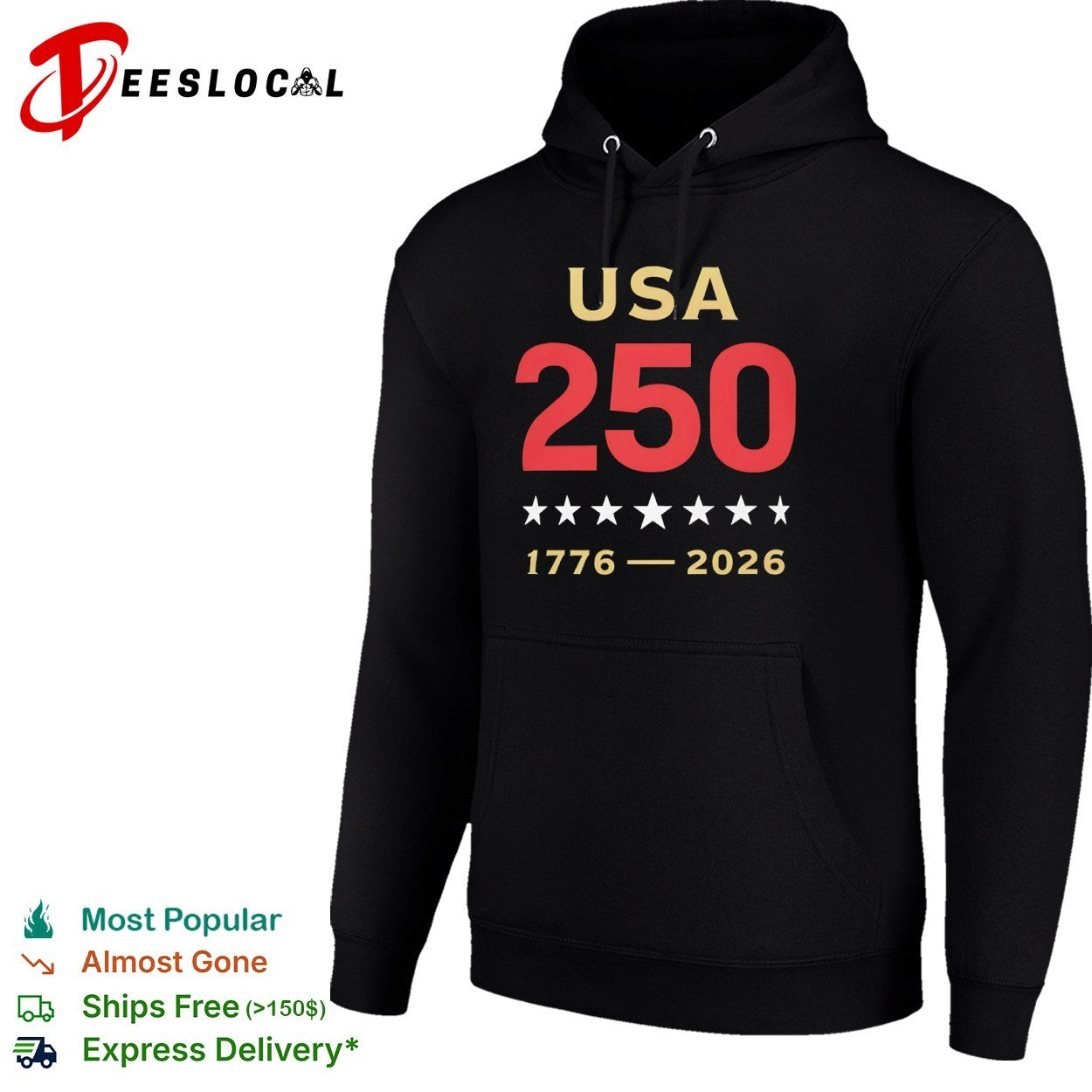 USA 250 1776 2026 Patriotic American Independence Anniversary shirt