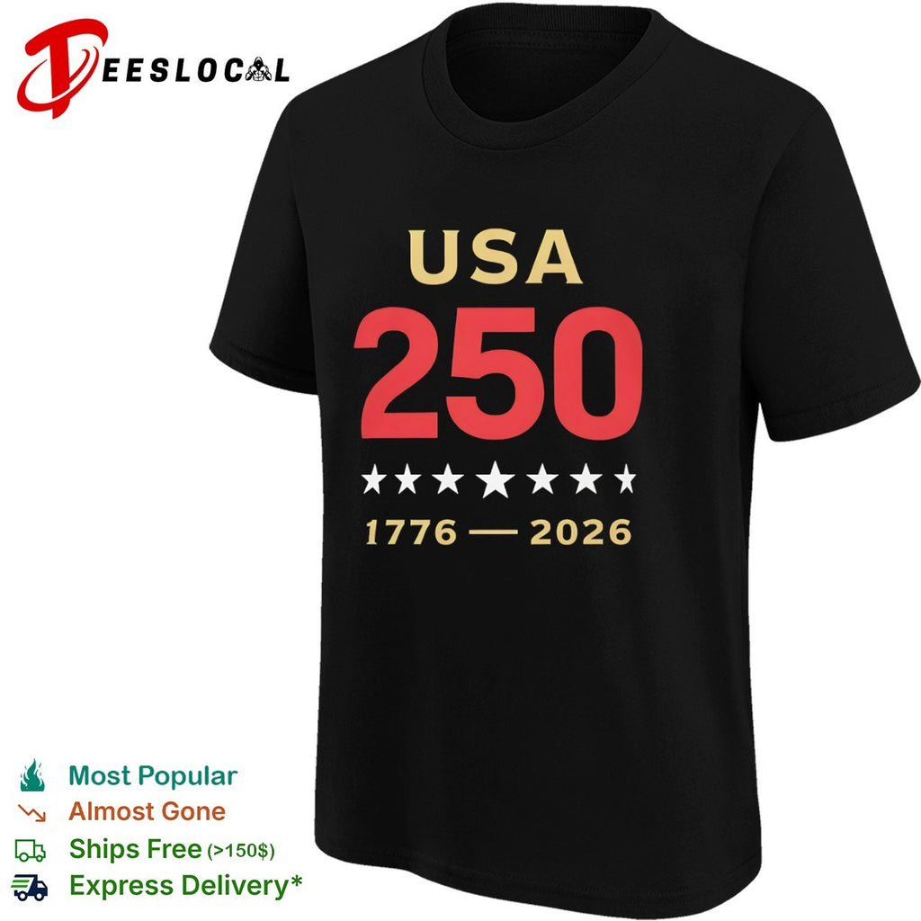 USA 250 1776 2026 Patriotic American Independence Anniversary shirt