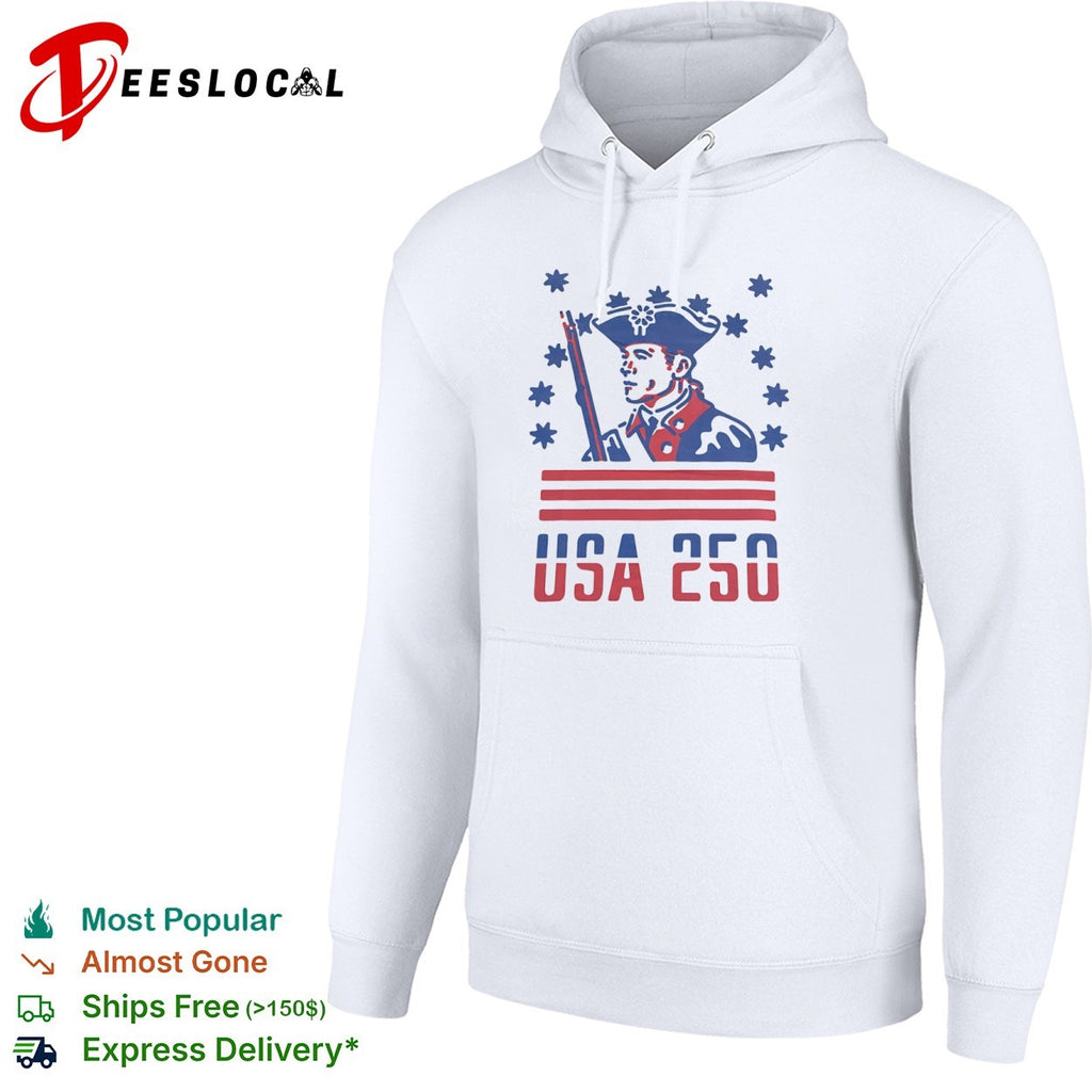 USA 250 Revolutionary War Soldier Patriotic American History Independence shirt
