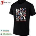 USA 250 Years and Still Going Strong Floral Patriotic American Independence shirt