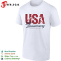 USA 250th Anniversary Property of Vrobi Sports Baseball Players shirt