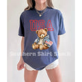 USA Teddy Bear t shirt  | Denim comfort colors t shirt | 4th of July T shirt Hoodie, Sweatshirt | CiraTrend.com
