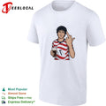 USA jersey man beer middle finger shirt