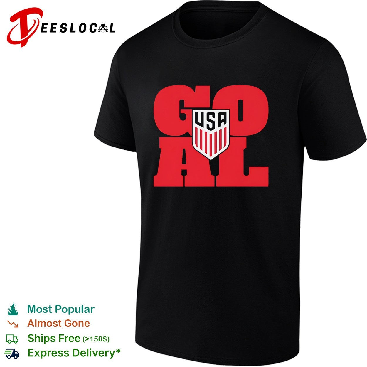 USA soccer go goal shield 2026 shirt