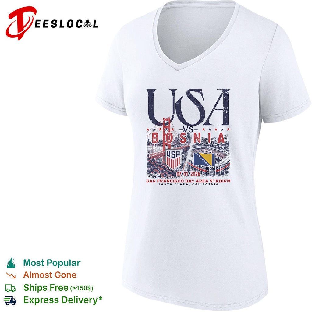 USA vs Bosnia soccer San Francisco Bay Area stadium shirt