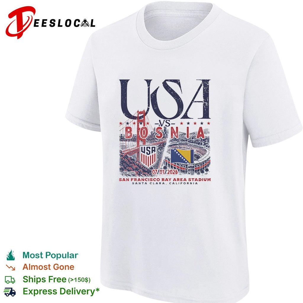 USA vs Bosnia soccer San Francisco Bay Area stadium shirt