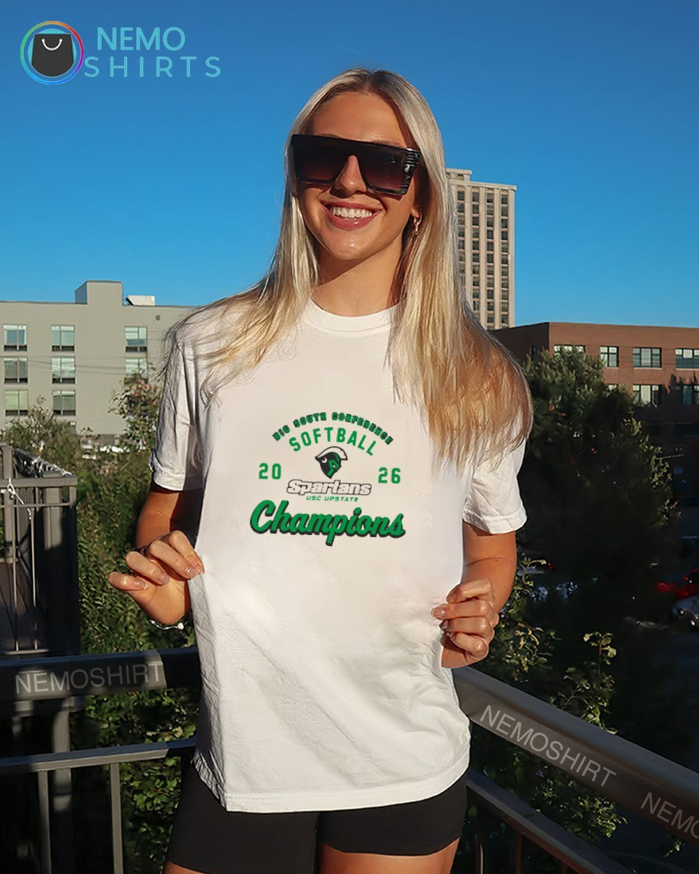 USC Upstate Spartans softball 2026 Big South Tournament champions shirt