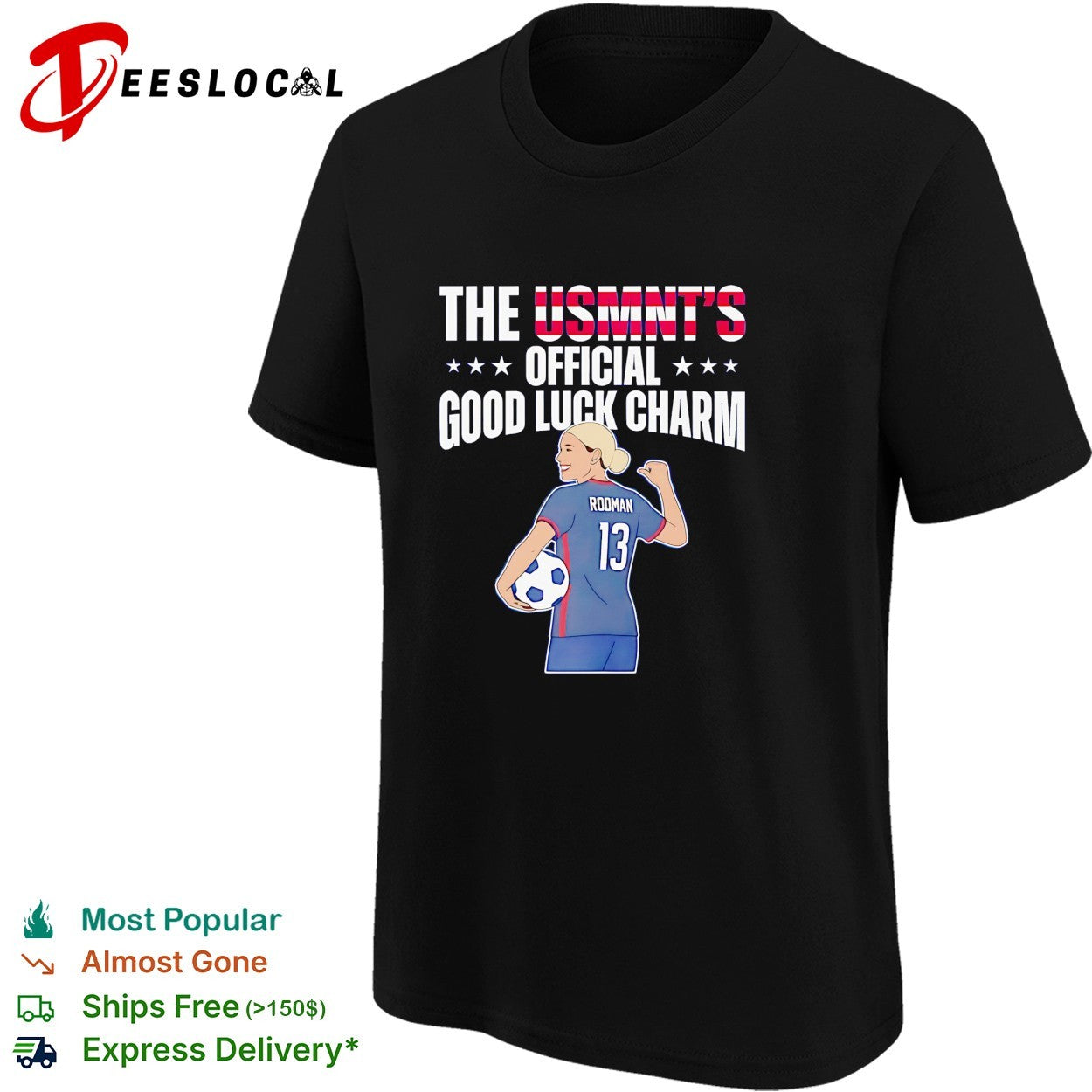 USMNT official good luck charm Rodman shirt