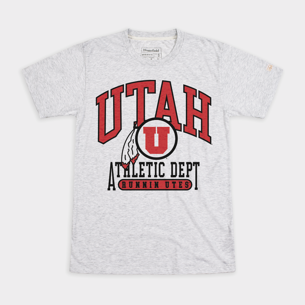 Utah Runnin' Utes Retro Athletic Dept. Tee Style001