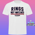 Uconn Basketball Rings Not Watches Shirt