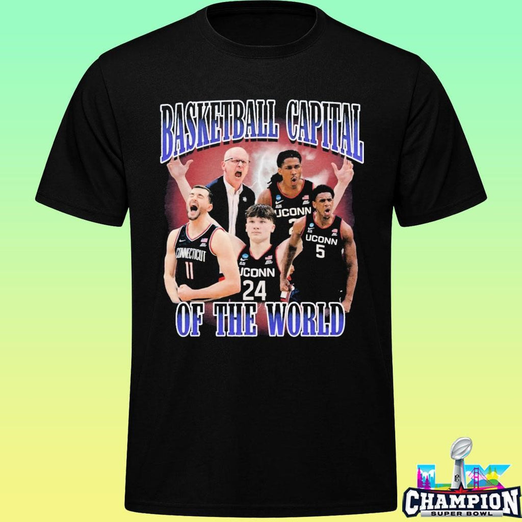 Uconn Huskies Basketball Capital Of The World Shirt