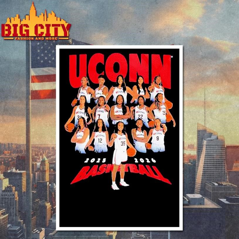 Uconn Huskies Women’s Basketball Team 2026 Shirt