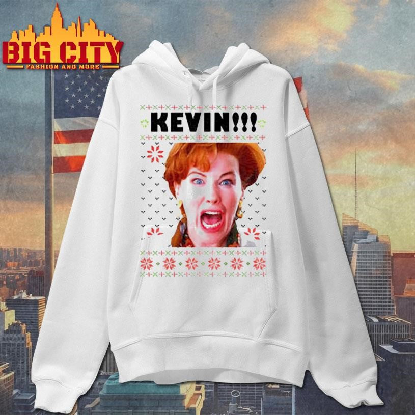 Ugly Christmas Jumper Kate McCallister Kevin Scream shirt