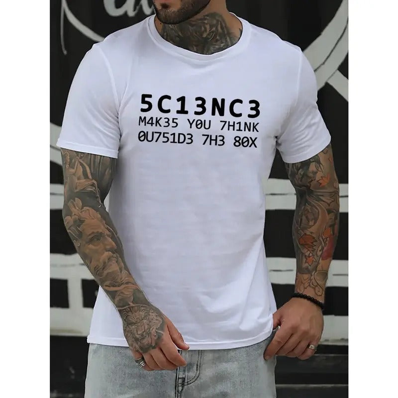 Ultra-Quick Drying SCIENCE 5C13NC3 Humor Pun T-Shirt for Men
