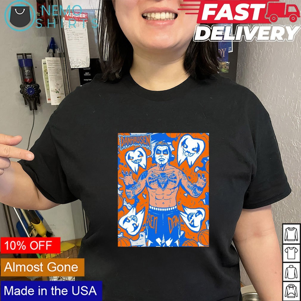 Uncursed Danhausen New York Knicks WWE x NBA shirt