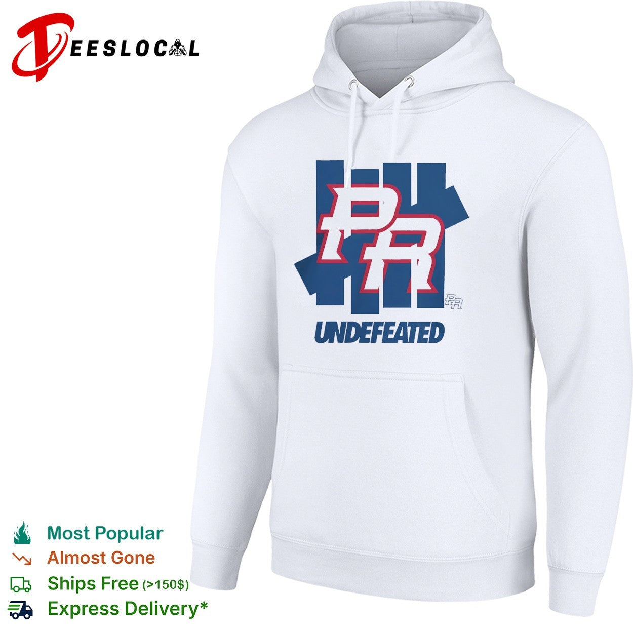 Undefeated Puerto Rico PR shirt