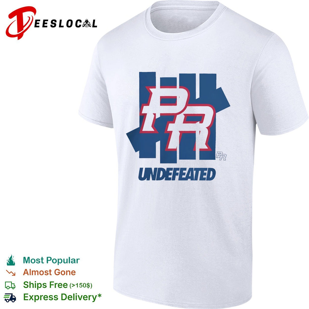 Undefeated Puerto Rico PR shirt