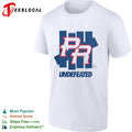 Undefeated Puerto Rico PR shirt