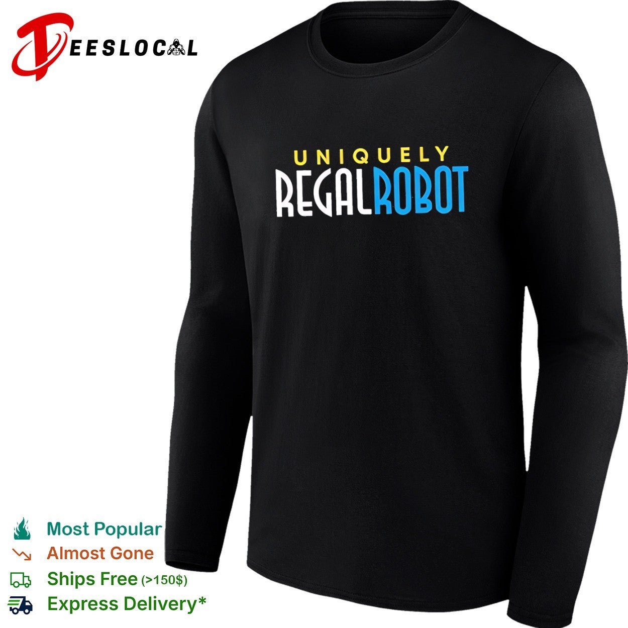 Uniquely Regal Robot shirt