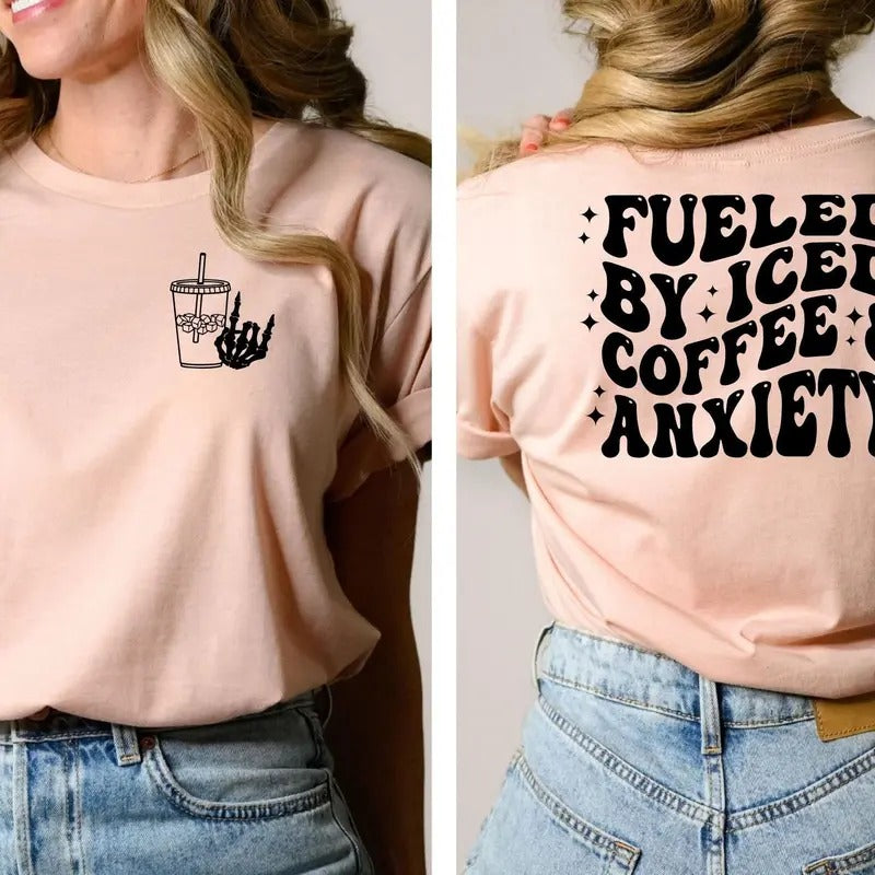 Unisex Fabric Pullover Sweatshirt with Sarcastic Coffee Quotes