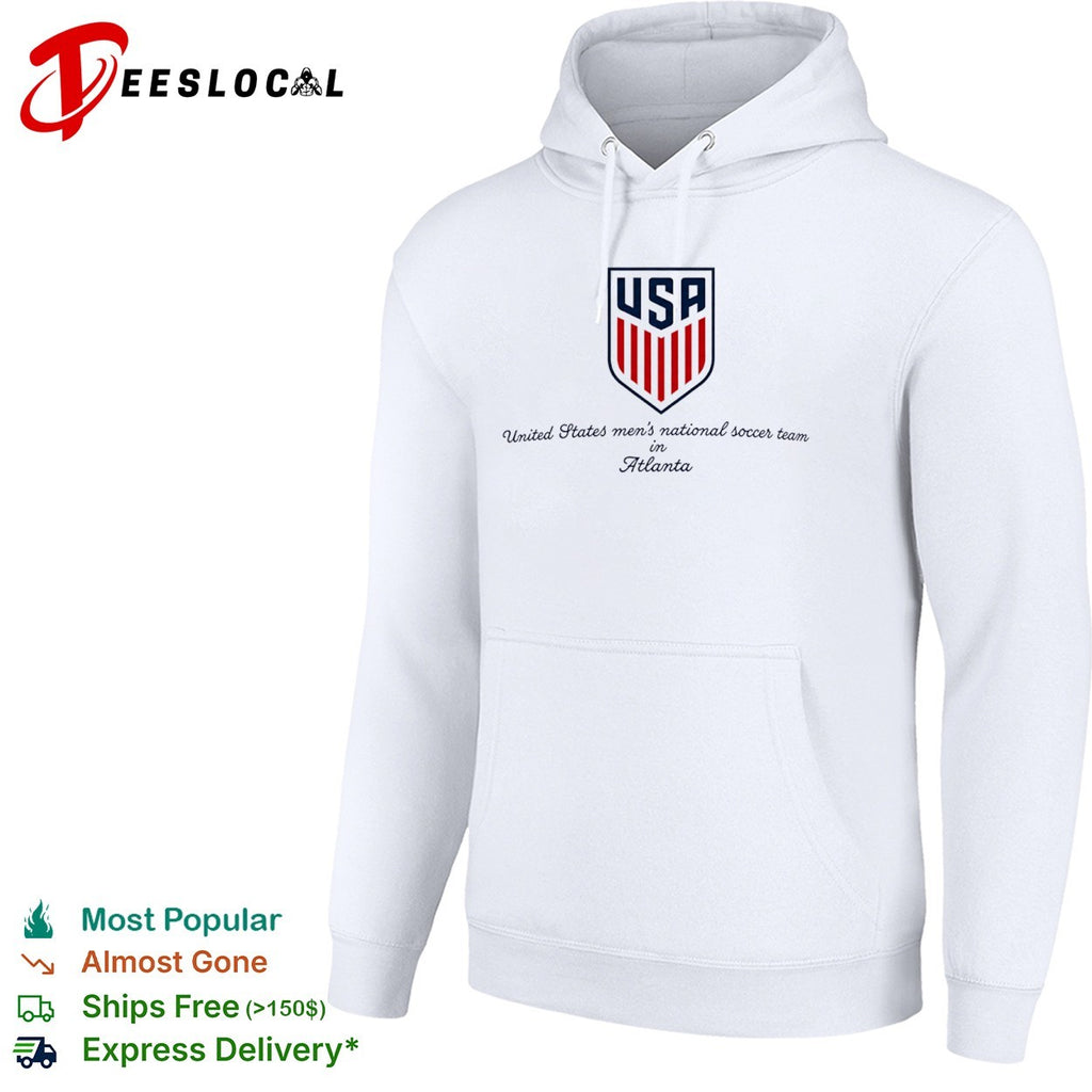 United States USA mens national soccer team crest in Atlanta shirt
