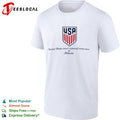 United States USA mens national soccer team crest in Atlanta shirt