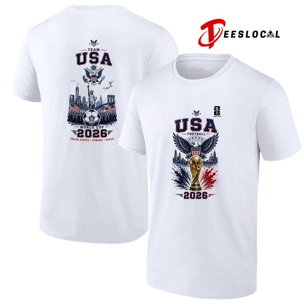 United States World Cup trophy graphic shirt