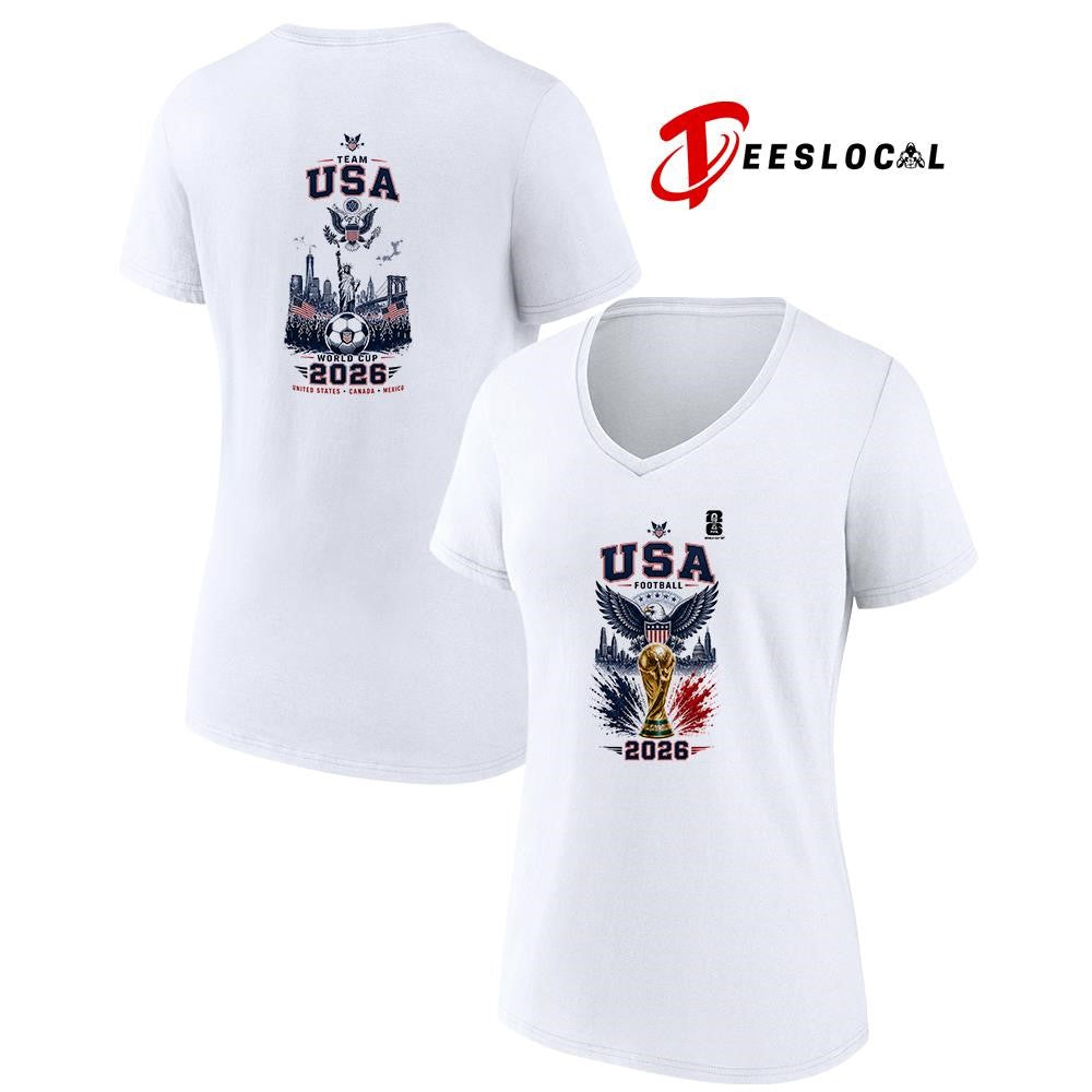 United States World Cup trophy graphic shirt