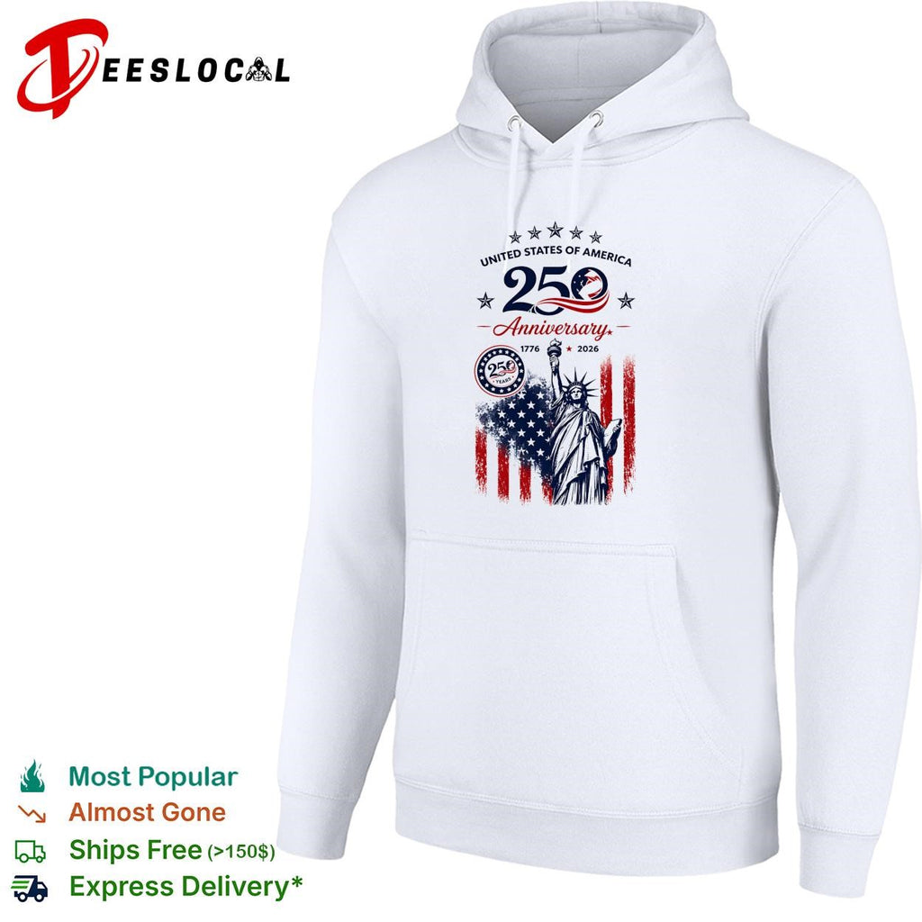 United States of America 250th anniversary statue of liberty shirt