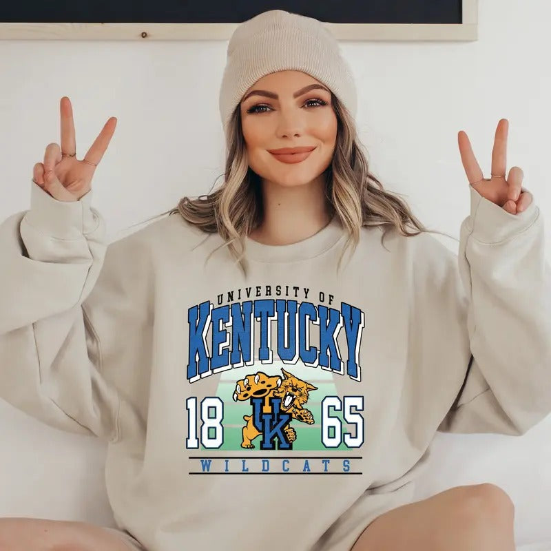 University of Kentucky Football Vintage Sweatshirt T-Shirts, Hoodie | CiraTrend.com