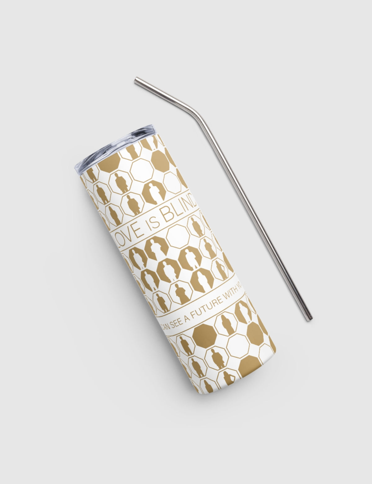 Love Is Blind "I Can See Future You" Stainless Steel Tumbler [White] T-Shirts, Hoodie, Sweatshirt