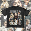 Usher Tshirt - 90s Vintage x Bootleg Style Rap Tee Cotton Menswear Hoodie, Sweatshirt | CiraTrend.com