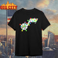 Utah Jazz Logo Holiday Christmas Lights Shirt