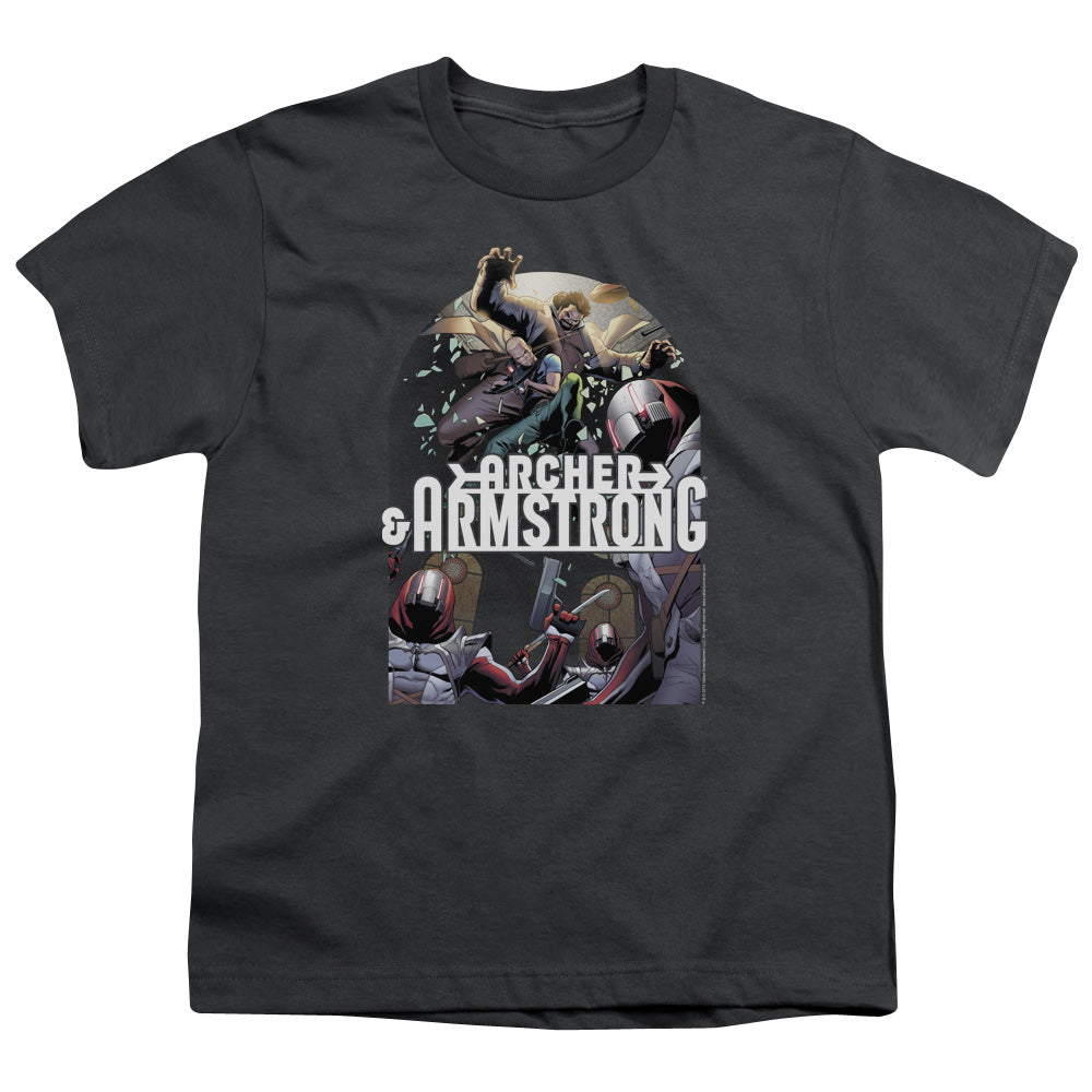 Archer & Armstrong Dropping In Kids Youth T Shirt Charcoal Hoodie, Sweatshirt | CiraTrend.com