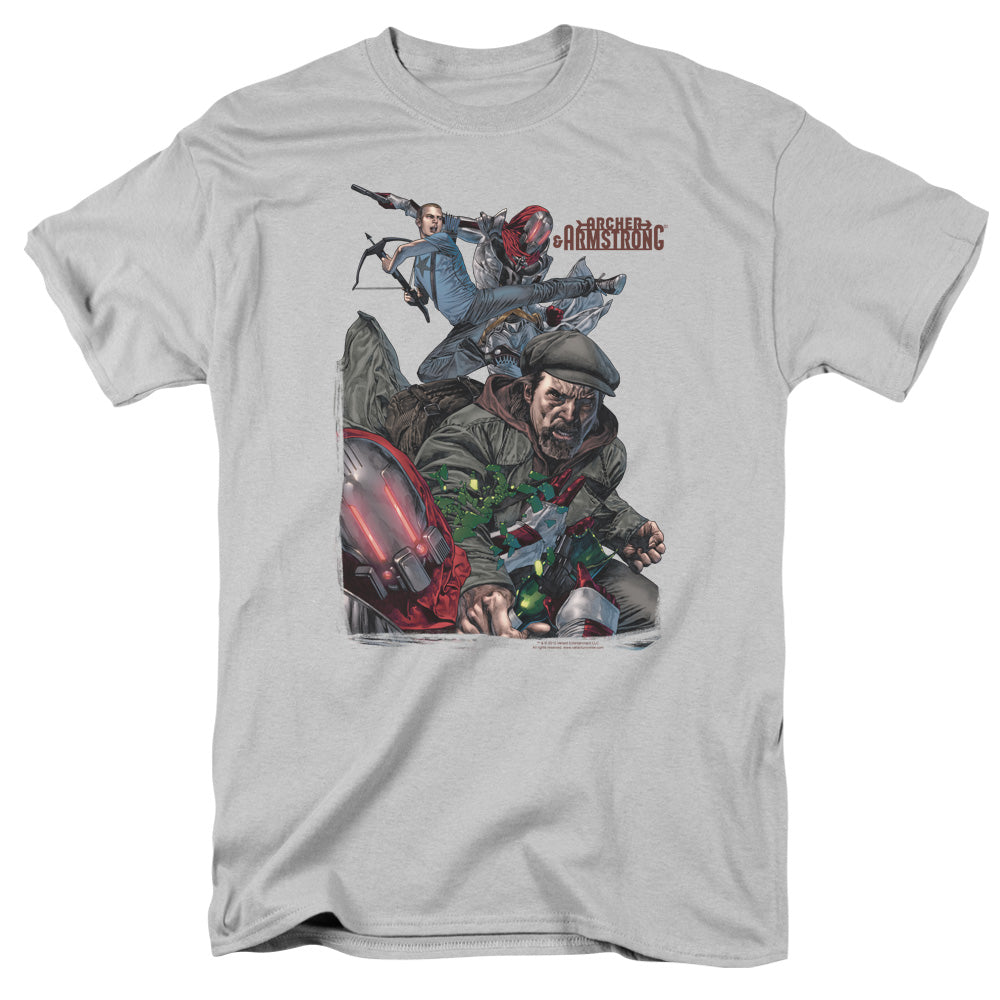 Archer & Armstrong Bottle ash Mens T Shirt Silver Hoodie, Sweatshirt | CiraTrend.com