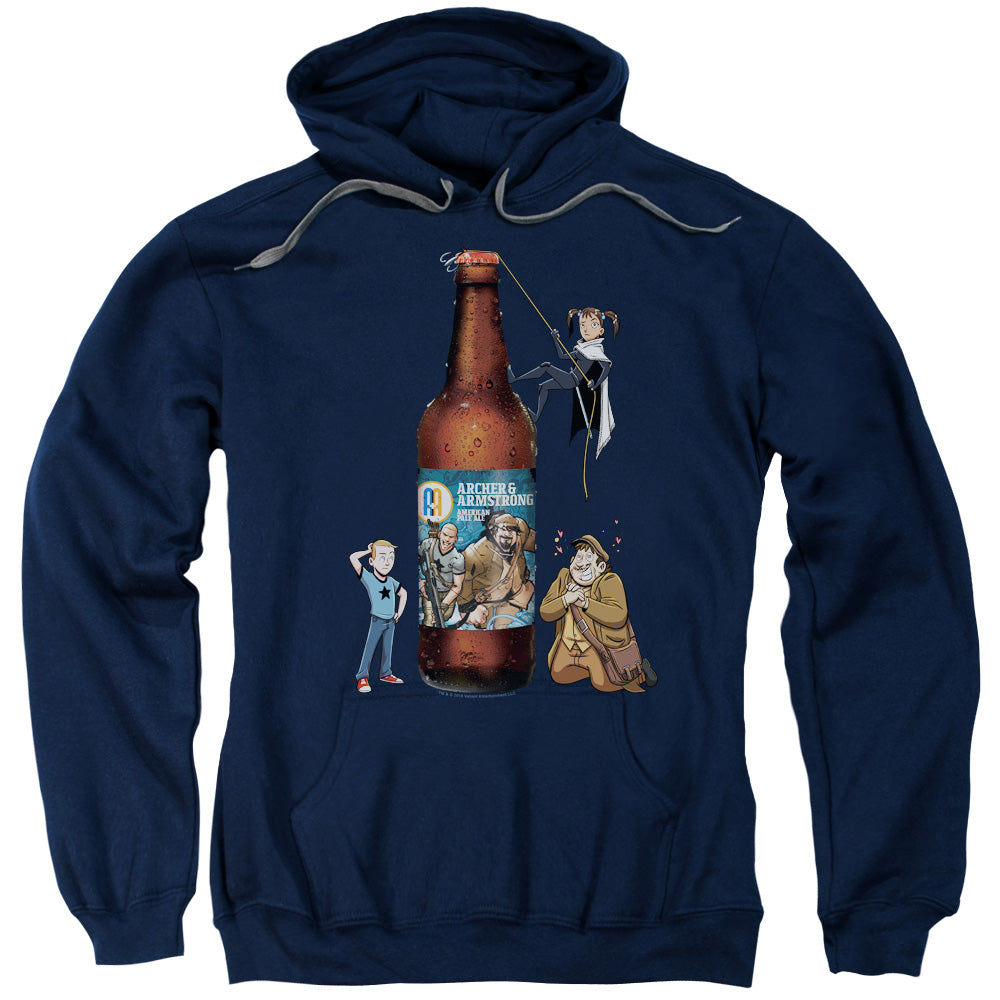 Archer & Armstrong Ale Mens Hoodie Navy Blue T-Shirts, Sweatshirt | CiraTrend.com