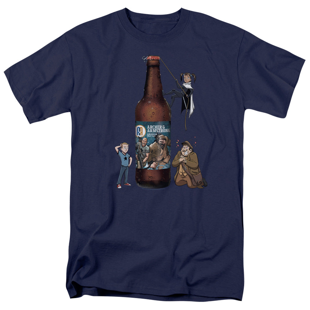 Archer & Armstrong Ale Mens T Shirt Navy Blue Hoodie, Sweatshirt | CiraTrend.com
