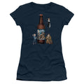 Archer & Armstrong Ale Junior Sheer Cap Sleeve Womens T Shirt Navy Blue Hoodie, Sweatshirt | CiraTrend.com
