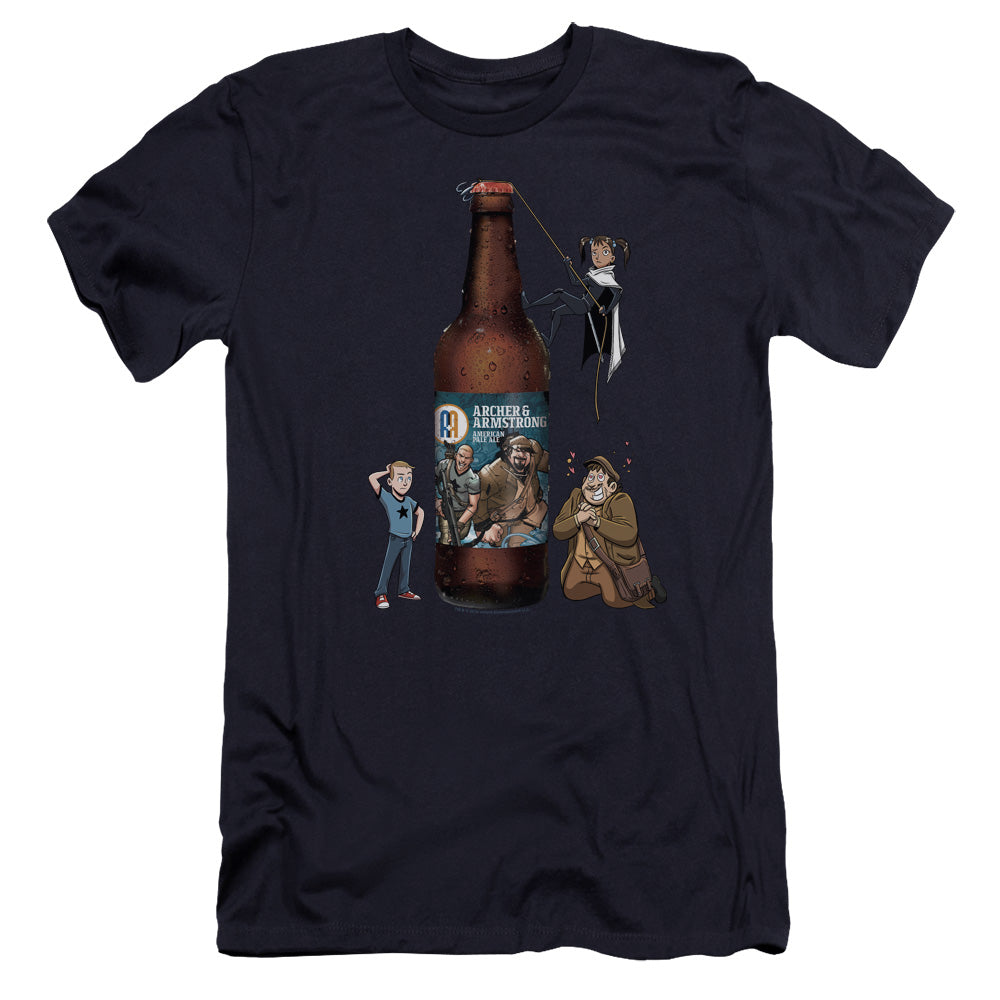 Archer & Armstrong Ale Premium Bella Canvas Slim Fit Mens T Shirt Navy Blue Hoodie, Sweatshirt | CiraTrend.com