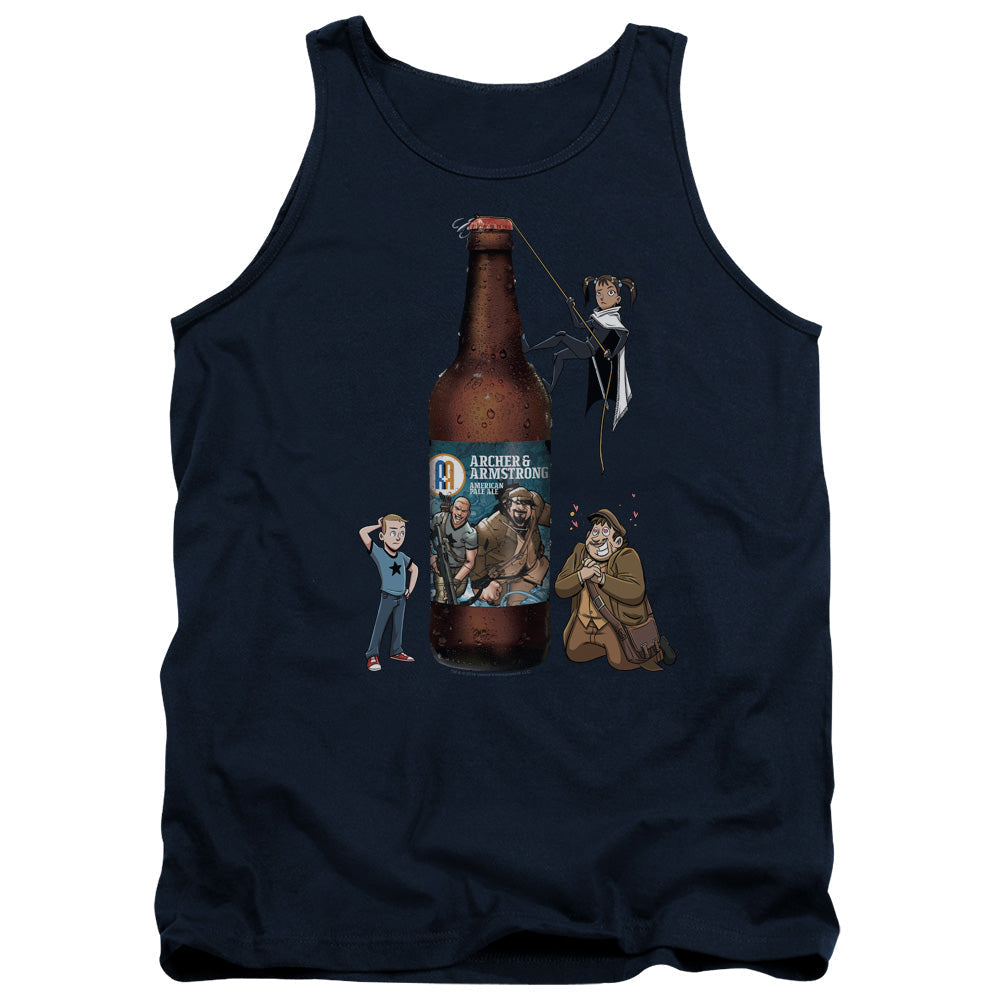 Archer & Armstrong Ale Mens Tank Top Shirt Navy Blue Hoodie, Sweatshirt | CiraTrend.com