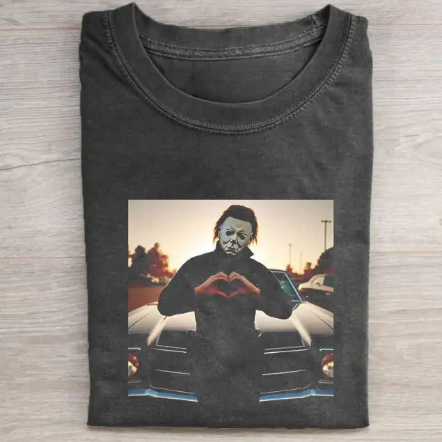 VINTAGE HALLOWEEN GRAPHIC, Michael Myers Tee, Horror Movie Shirt, Horror Character, Funny Halloween Shirt, Unisex...