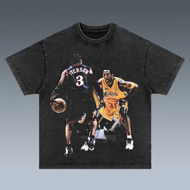 VINTAGE TEE | KOBE VS ALLEN IVERSON Hoodie, Sweatshirt | CiraTrend.com