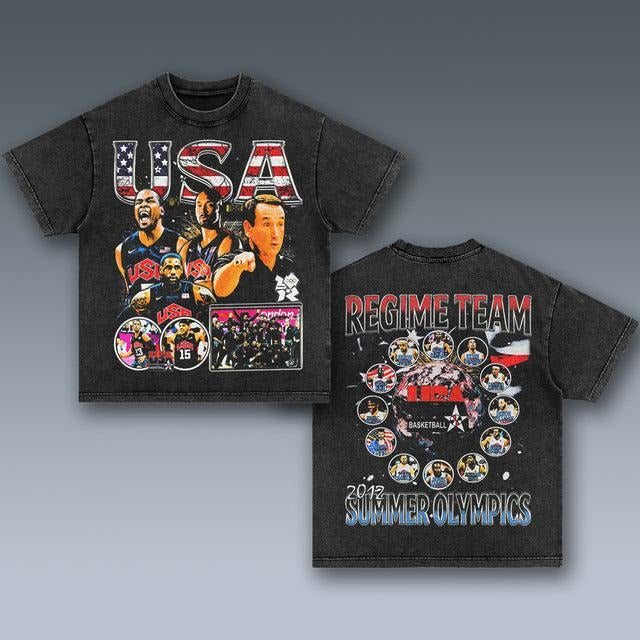 VINTAGE TEE | USA BASKETBALL TEAM 7.16 Hoodie, Sweatshirt | CiraTrend.com