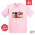 Valentine Cats Kids Shirt - Valentine's Day Children's Tshirt - Youth CatTee Gildan Hoodie, Sweatshirt | CiraTrend.com